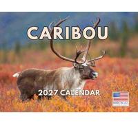 Caribou Calendar 2027 Monthly Wall Calender 12 Month