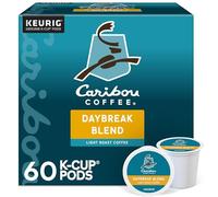 Caribou Coffee Daybreak Blend Keurig K-Cup Pod, Light Roasted Coffee (Pack of 6, Total 60)