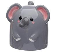 Caribou Living Cute Elephant Upside Down Ceramic Novelty Mug 500ml Cup for Hot Drinks Tea Coffee Hot Chocolate