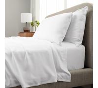 Cariloha Aloha Soft 4-Piece Sheet Set | White | Queen | Made from 100% Viscose derived from Bamboo |