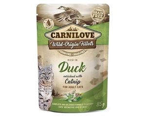 Carilove 85g Duck Wet Cat Food Pouches
