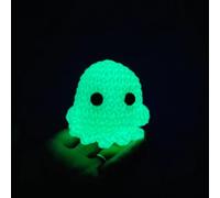 CariMall Adopt A Ghost Crochet Halloween Ghost Little Pocket Ghost, Glow in The Dark Crochet Ghost, Handmade Ghost Plush, Tiny Ghost, Crochet Halloween Decor, Cute Ghost
