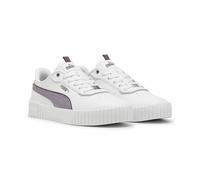 Carina 2.0 Lux Trainers in Leather White/Purple