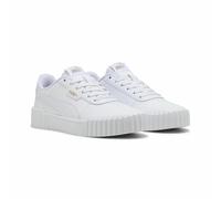 PUMA Women's Carina 3.0 Sneaker, White Gold, 6 UK