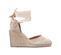 Carina Canvas Wedge Espadrilles beige