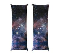 Carina Nebula Space Print Body Pillow Cover With Zipper Closure, Super Soft And Cozy Fuzzy Fleece Body Pillowcase