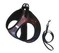 Carina Nebula Space Print Pet Supplies Adjustable Step-In Flex Breathable Mesh Dog Harness For Small Medium Dogs, S-L