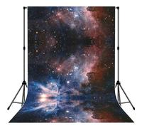 Carina Nebula Space Print Portable Photo Backdrop 5x7ft Background Drop For Photo Photoshoot Backdrop For Content Creator