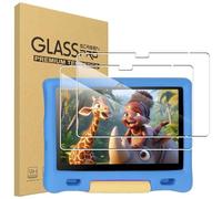 carinacoco 2 Pack Screen Protector for ZIBATIS ZAS102600/ZAS1016 Kids Tablet 10.1 inch, 9H Toughness Premium Shatterproof Scratch-Resistant Anti-Fingerprint No-Bubble HD Clear Tempered Glass