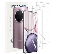 carinacoco 3 Pack Elastic Skin Screen Protector for Honor Magic 7 Lite/Magic7 Lite 5G, Soft TPU Full Coverage HD Clear Anti-Scratch No Bubbles Self-Healing Screen Protector with Installation Tool