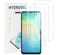 carinacoco 3 Pack Elastic Skin Screen Protector for Samsung Galaxy A06, Soft TPU Full Coverage HD Clear Anti-Scratch No Bubbles Self-Healing Screen Protector with Installation Alignment Tool