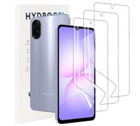carinacoco 3 Pack Elastic Skin Screen Protector for Samsung Galaxy A07, Soft TPU Full Coverage HD Clear Anti-Scratch No Bubbles Self-Healing Screen Protector with Installation Alignment Tool