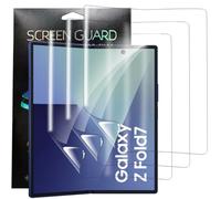 carinacoco 3 Pack Elastic Skin Screen Protector for Samsung Galaxy Z Fold 7, Soft TPU Full Coverage HD Clear Anti-Scratch No Bubbles Self-Healing Screen Protector with Installation Alignment Tool