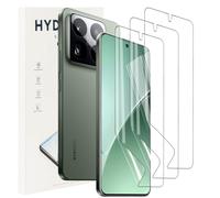 carinacoco 3 Pack Elastic Skin Screen Protector for Xiaomi 15 Ultra/15 Pro 5G, Soft TPU Full Coverage HD Clear Anti-Scratch No Bubbles Self-Healing Screen Protector with Installation Alignment Tool