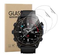 carinacoco 3 Pack Screen Protector for Garmin Descent Mk3i/MK3 51mm, HD Clear Flexible Soft TPU Screen Protector, Anti-Scratch, Bubble Free, Anti-Fingerprint Self-Healing Elastic Skin Protective Film