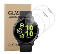 carinacoco 3 Pack Screen Protector for Garmin Vivoactive 6/Garmin Vivoactive 5, HD Clear Flexible Soft TPU Screen Protector, Anti-Scratch, Bubble Free, Self-Healing Elastic Skin Protective Film