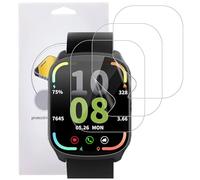 carinacoco 3 Pack Screen Protector for STECEi SmartWatch 1.95 inch, HD Clear Flexible Soft TPU Screen Protector, Anti-Scratch, Bubble Free, Anti-Fingerprint Self-Healing Elastic Skin Protective Film