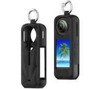 carinacoco Silicone Protective Case for Insta360 X5, Lightweight Flexible Silicone Shockproof Sports Camera Anti-Scratch Protection Frame with Lens Protective Cover for Insta360 X5