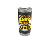 Caring babysitters Making Families - Babysitter Babysitting Stainless Steel Insulated Tumbler
