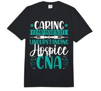 Caring Compassionate Understanding Hospice CNA Nursing Nurse Comfort Colors Adult Heavyweight T-Shirt