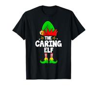 Caring Elf Family Matching Group Christmas Mechanic Men Boy T-Shirt