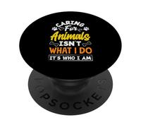 Caring For Animals Animal Rights Activist Rescue Dogs PopSockets Adhesive PopGrip