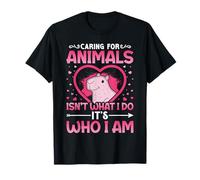 Caring for Animals Isn't What Do It's Who I'm - Capybara T-Shirt