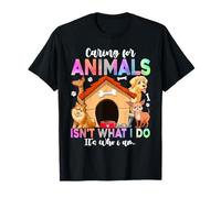 Caring for Animals Isn't What I Do It's Who Animal Rescue T-Shirt