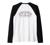 Caring for Animals Isn't What I Do It's Who I Am Woman Vet Raglan Baseball Tee