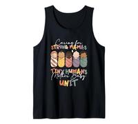 Caring for Strong Mamas Tiny Humans Mother Baby Unit Tank Top