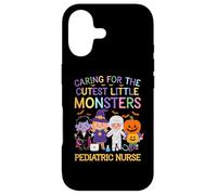 Caring For The Cutest Little Monsters Peds Nurse Halloween Case for iPhone 17