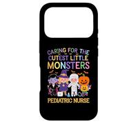 Caring For The Cutest Little Monsters Peds Nurse Halloween Case for iPhone 17 Pro