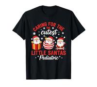 Caring for The Cutest Little Santa Pediatric Nurse Christmas T-Shirt