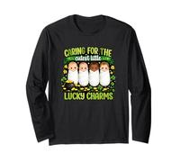 Caring for The Cutest Lucky Charm Shamrock St Patricks Day Long Sleeve T-Shirt