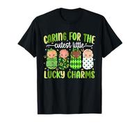 Caring for The Cutest Lucky Charm Shamrock St Patricks Day T-Shirt