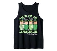 Caring for The Little Leprechauns - St Patricks Day Nurse Tank Top