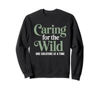 Caring For The Wild One Creature At A Time Zoo Veterinarian Sweatshirt