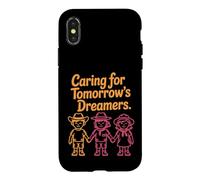 Caring for Tomorrow's Dreamers Design - Teachers & Camp Case for iPhone X/XS