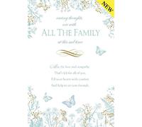 Caring Thoughts For All The Family At This Sad Time - Sympathy Condolence Card