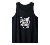 Caring Under Pressure Registered Nurse Stethoscope Tank Top