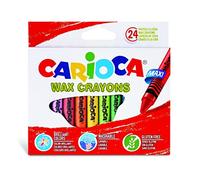 Carioca 42390 Maxi Washable Wax Crayon (Pack of 24)