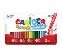 Carioca 42763 Bravo - Pack of 24 Maxi-Tip Marker Pens 6 mm Tip