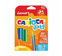 Carioca : Baby Colour Pencil with Sharpener 10 colour pencils 2+ Age Baby