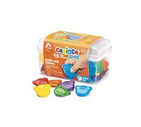 CARIOCA Baby Teddy Crayons | Box of Coloured Crayons for Kids 1 + Year, Bear shaped, 48 Pieces
