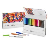 CARIOCA Jumbo Kids' Colour Markers - Super Washable Ink Felt-Tip Pens, Broad Blocked Tip, Maxi Octagonal Barrel, Gluten Free, Made in Italy (Rigid Box of 30 Markers)