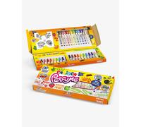 Carioca Special Set of Scented Markers | Contains 30 Scented Markers with Coloring Stickers | Assorted Colors | Washable Ink and Blocked Tip