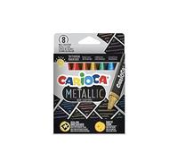 Carioca METALLIC WAX PASTELS 8pcs 43163