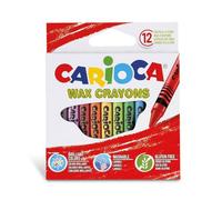 Carioca Washable Wax Crayon (Pack of 12), C4742365