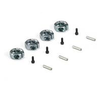CARISMA 12MM ALUMINIUM WHEEL HEX SET (5MM) GREY CA16695