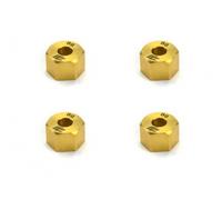 Carisma Scale Adventure Brass Weighted Wheel Hex Set 4 Pieces CA16083